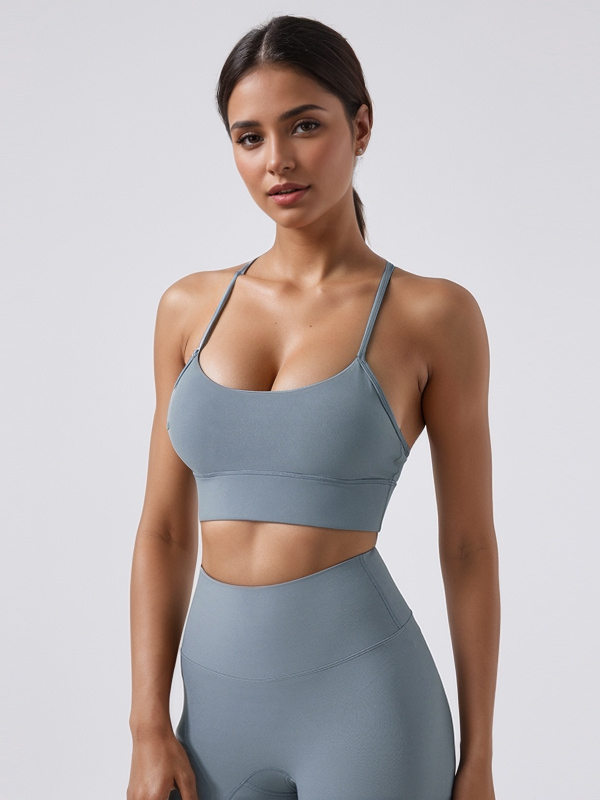 Sexy Spaghetti Strap Y-shaped Yoga Sports Bra