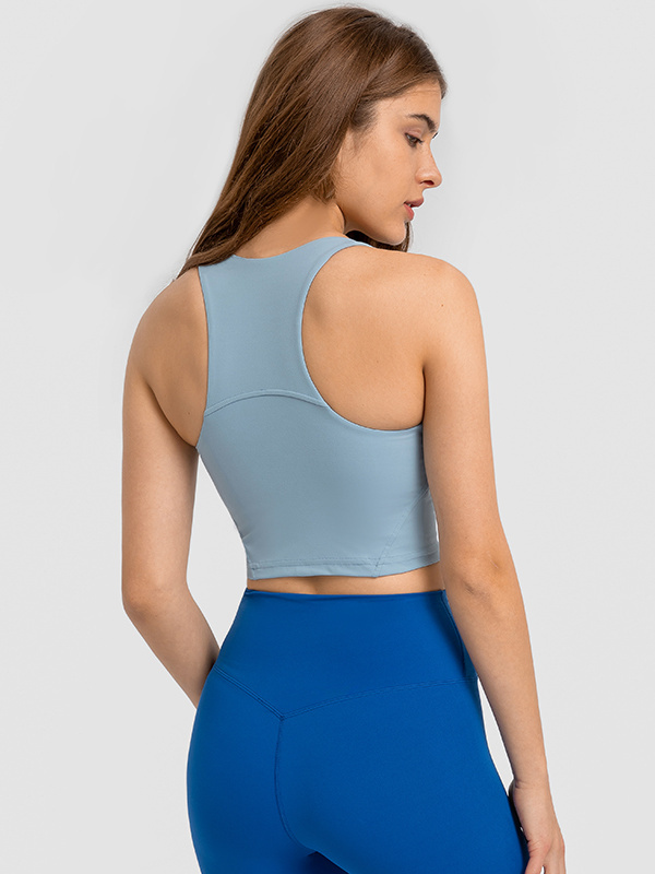Women's Racerback Workout Crop Tank Tops