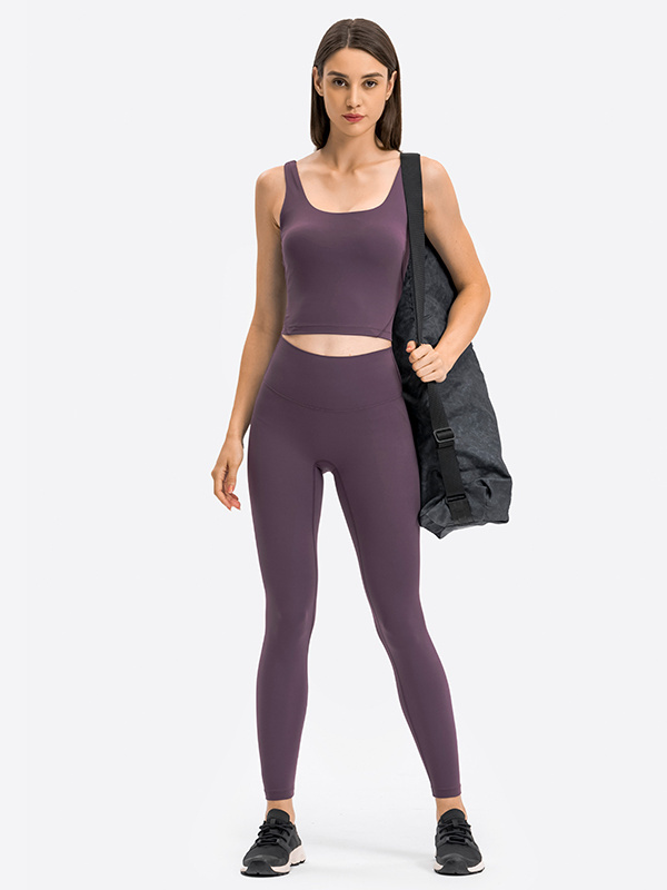 Sleeveless U-Back Breathable Workout Tank Tops