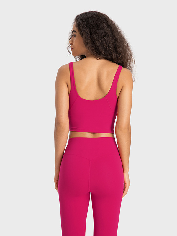 Women's Gym Workout Crop Tank Tops