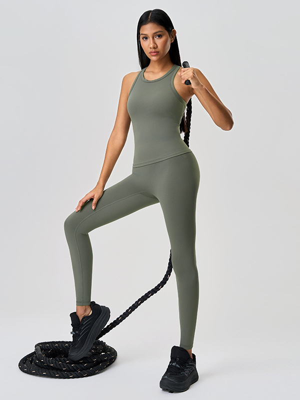 Women Tight Sleeveless Racerback Workout Tank Tops