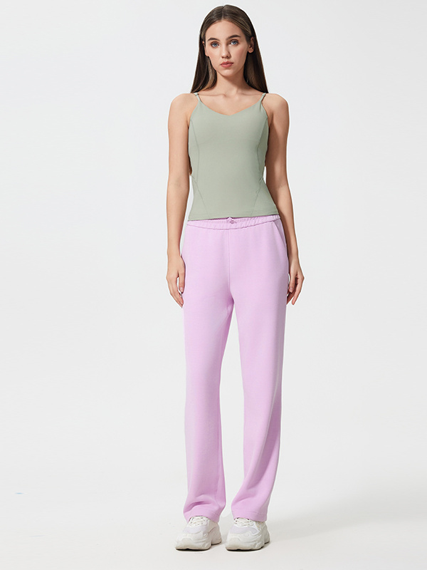 Women's Spaghetti Strap Slim Fit Tank Tops Yoga Shirts