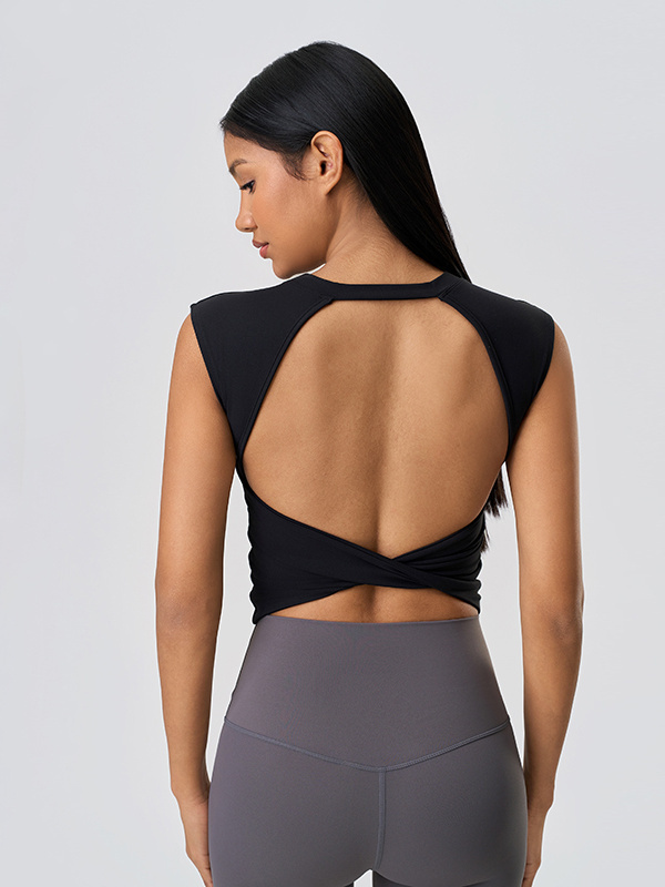 Women's Sexy Backless Workout Tank Tops