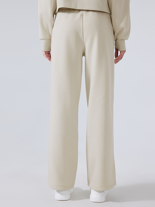 Women's Fleece Warm Wide-leg Casual Sweatpants