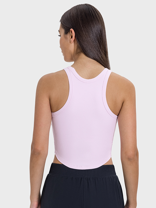 Women's Racerback Tanl Tops Yoga Sports Sleeveless Shirts