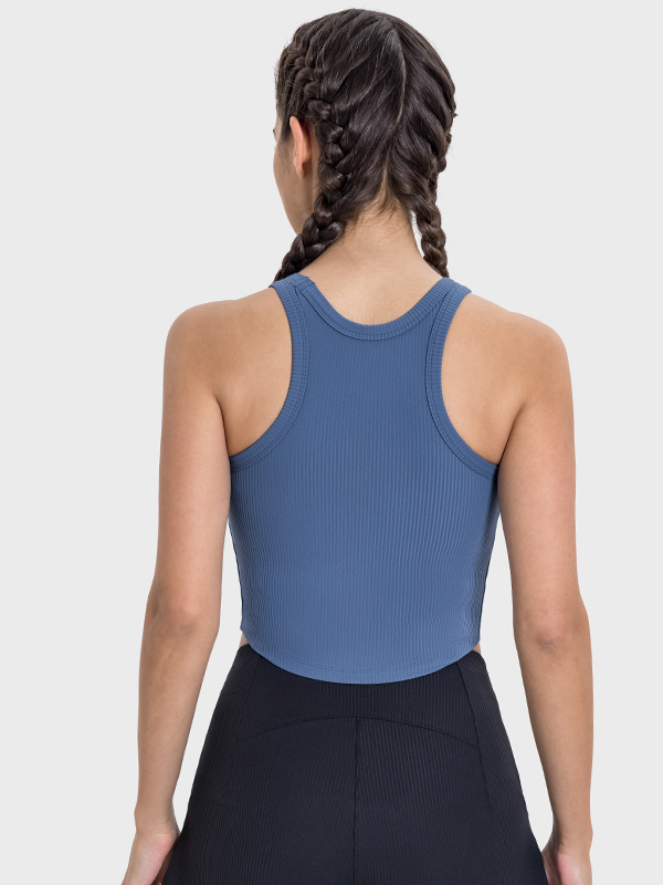 Women's Racerback Tanl Tops Yoga Sports Sleeveless Shirts