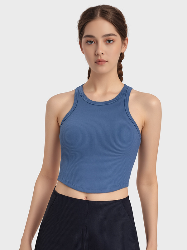 Women's Racerback Tanl Tops Yoga Sports Sleeveless Shirts