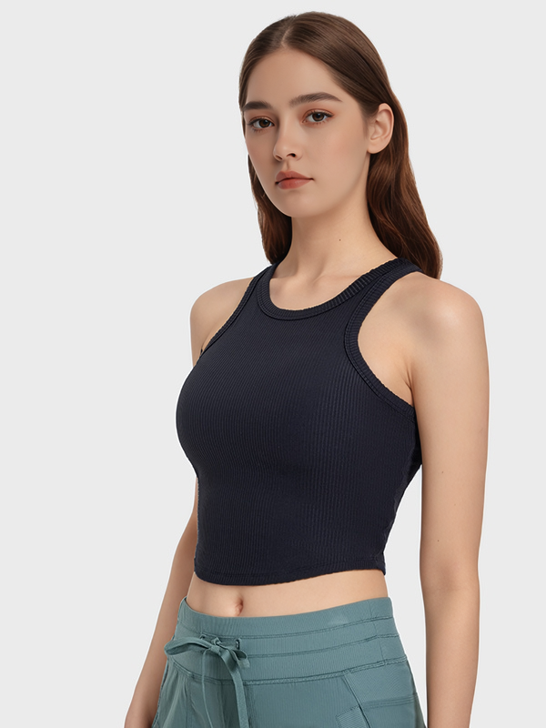 Women's Racerback Tanl Tops Yoga Sports Sleeveless Shirts