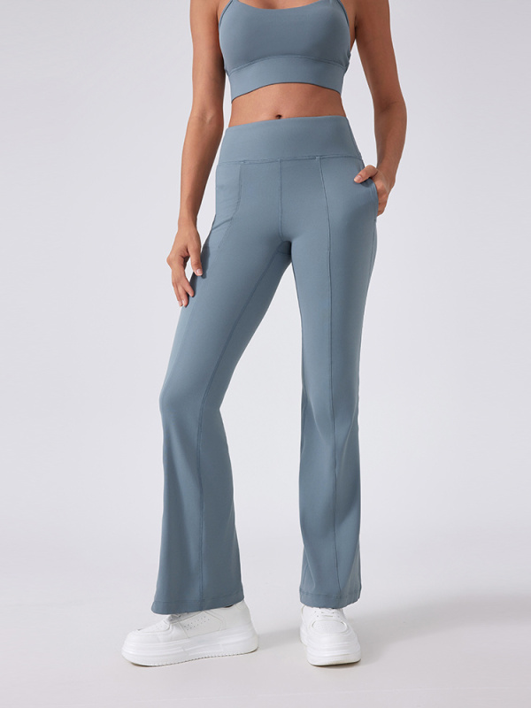 Women's High Waist Tummy Control  Flared Yoga Leggigns