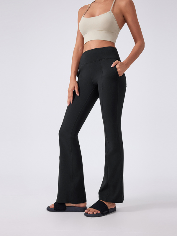 Women's High Waist Tummy Control  Flared Yoga Leggigns