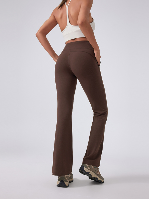 Women's High Waist Tummy Control  Flared Yoga Leggigns