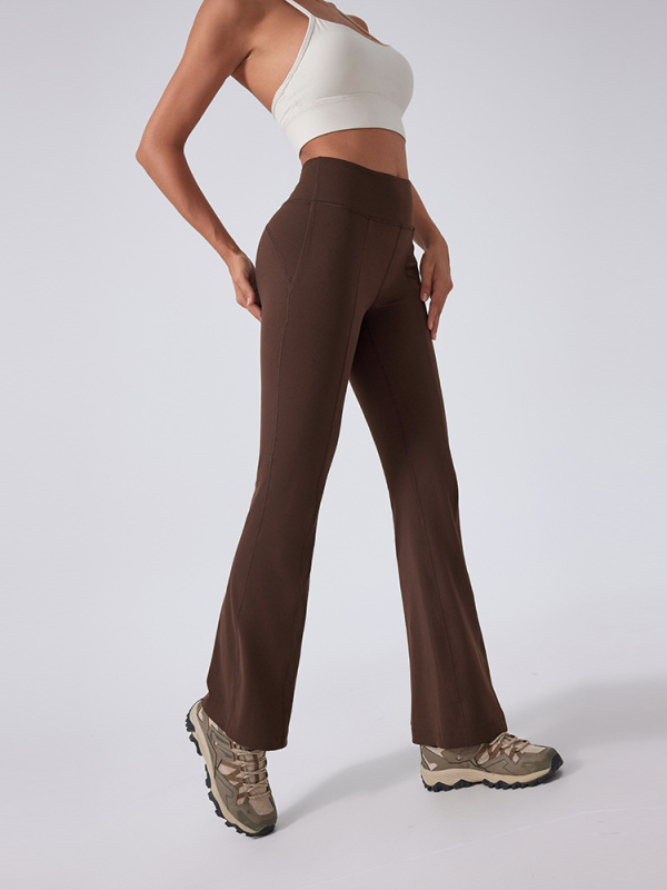 Women's High Waist Tummy Control  Flared Yoga Leggigns