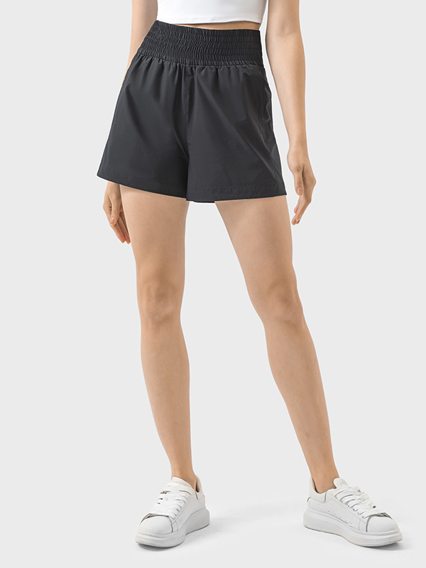 High Waisted Running Shorts for Women with Pockets