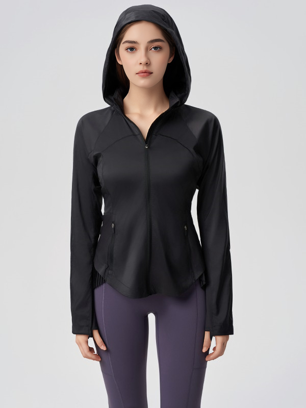 Women's Lightweight Zip Up Outdoor Sun Protection Hoodie Jackets
