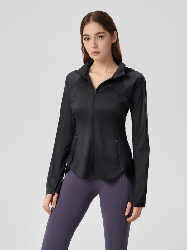 Women's Lightweight Zip Up Outdoor Sun Protection Hoodie Jackets