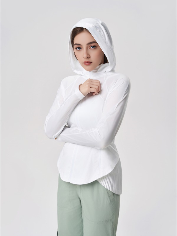 Women's Lightweight Zip Up Outdoor Sun Protection Hoodie Jackets