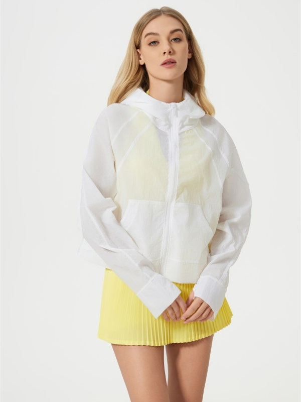 Women's Lightweight Sun Protection Zip Up Hoodie Jacket