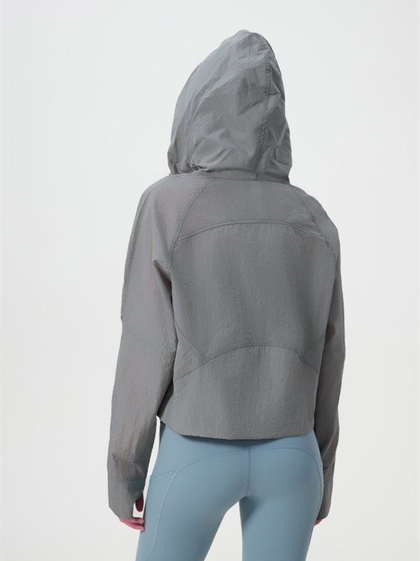 Women's Lightweight Sun Protection Zip Up Hoodie Jacket