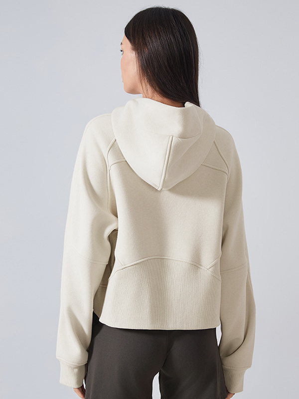 Women's Zip Up Hoodies Jackets Cropped Sweatshirts