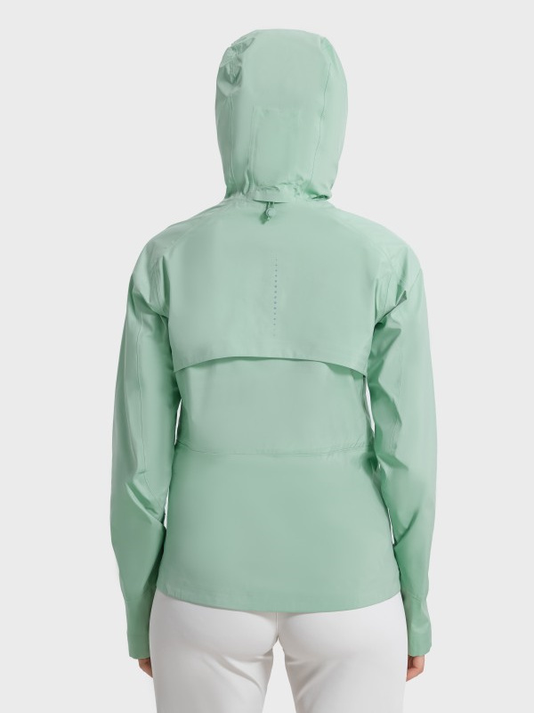 Womens Lightweight Windbreaker Outdoor Hooded Jacket