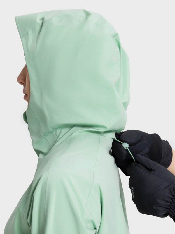 Womens Lightweight Windbreaker Outdoor Hooded Jacket