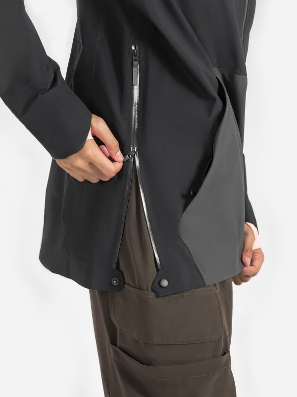 Women Waterproof Lightweight Rain Coat Hiking Windbreaker Jacket