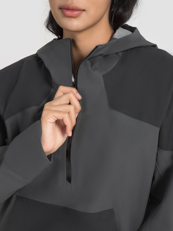 Women Waterproof Lightweight Rain Coat Hiking Windbreaker Jacket