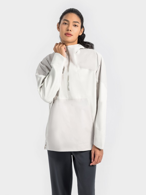 Women Waterproof Lightweight Rain Coat Hiking Windbreaker Jacket