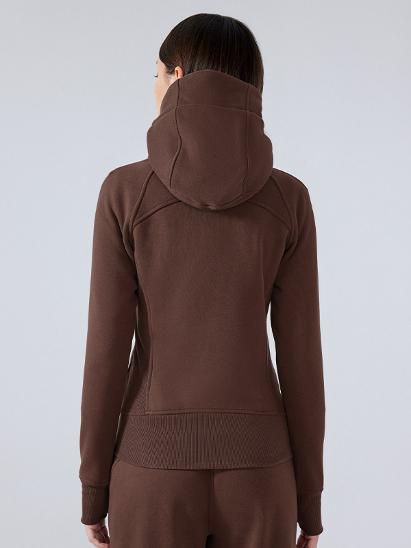 Women's Full Zip Hooded Sweatshirts Workout Sweat Jackets