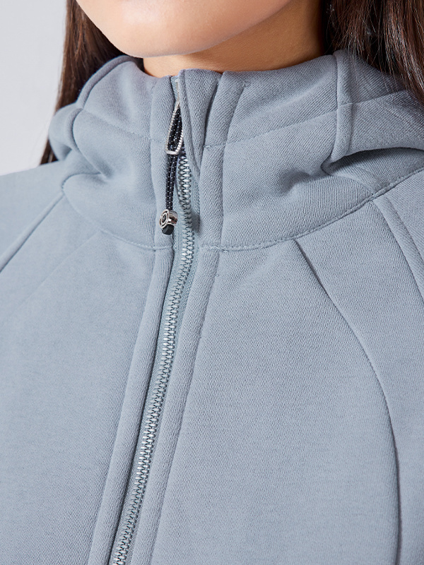Women's Full Zip Hooded Sweatshirts Workout Sweat Jackets