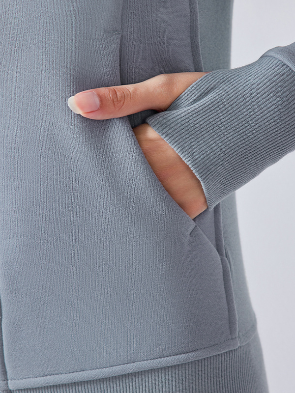 Women's Full Zip Hooded Sweatshirts Workout Sweat Jackets