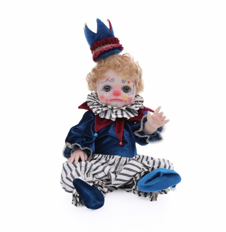 "Joyful Rebirth" 45cm Collectible Articulated Clown Doll
