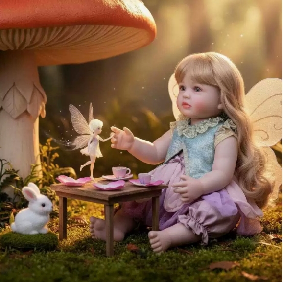 Elf Butterfly Reborn Doll - Collectible Grade Vinyl Figurine