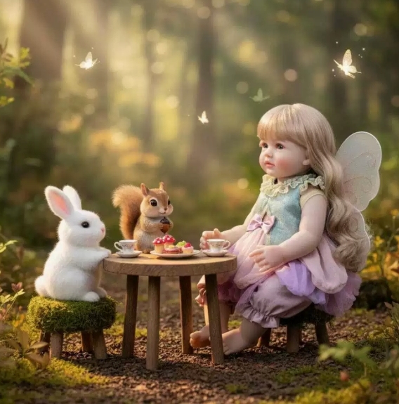 Elf Butterfly Reborn Doll - Collectible Grade Vinyl Figurine