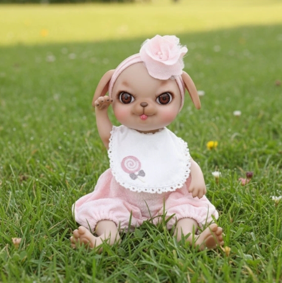 Classic Vinyl Puppy Toy - Safe & Snuggly Companion Gift for Kids
