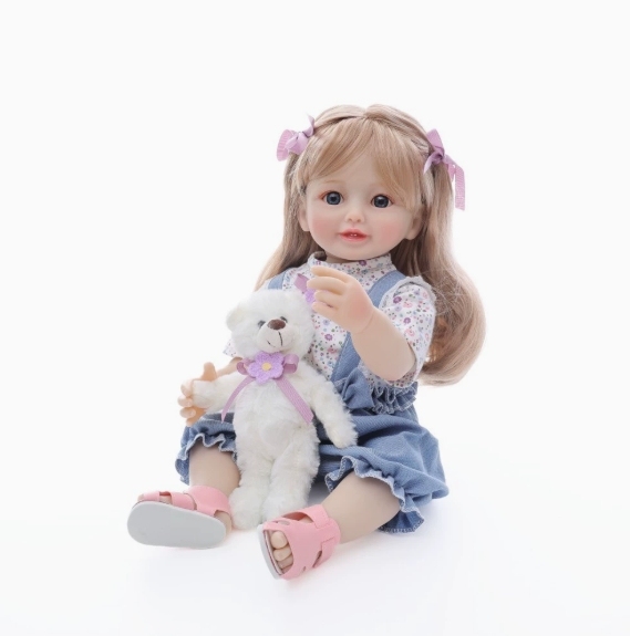 Reborn Baby Girl Doll - Ultra-Realistic Silicone Toy