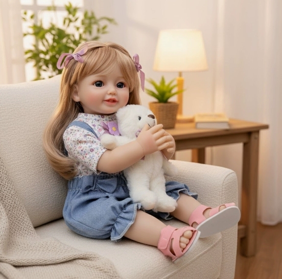 Reborn Baby Girl Doll - Ultra-Realistic Silicone Toy