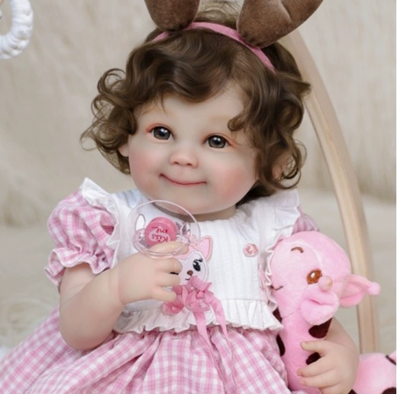 Deer Joy" Reborn Baby Doll - The Smiling Gazing Elf