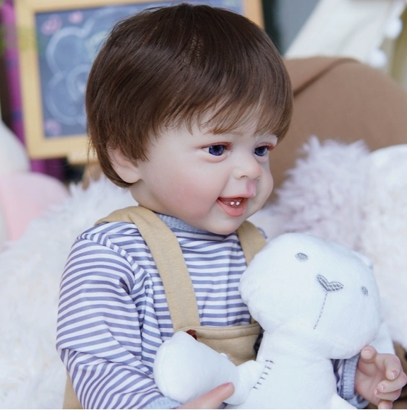Energetic Pal · Suspender Pants Boy Reborn Collectible Doll