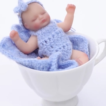 Zhongsen Palm Dream Baby · Sweet Dream Bean Solid Silicone Reborn Baby