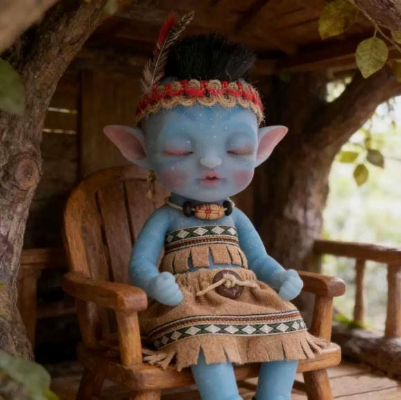 Blue Star Coo · Solid Silicone Sleeping Reborn Baby