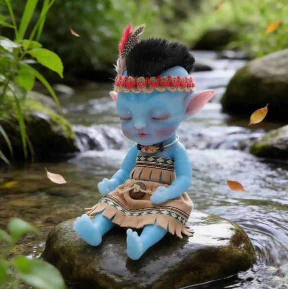 Blue Star Coo · Solid Silicone Sleeping Reborn Baby