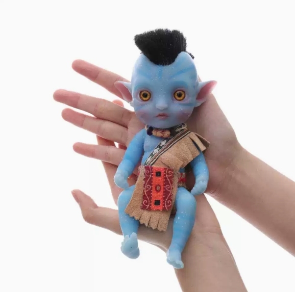 Blue Star Tong · Solid Silicone Bright-Eyed Reborn Baby