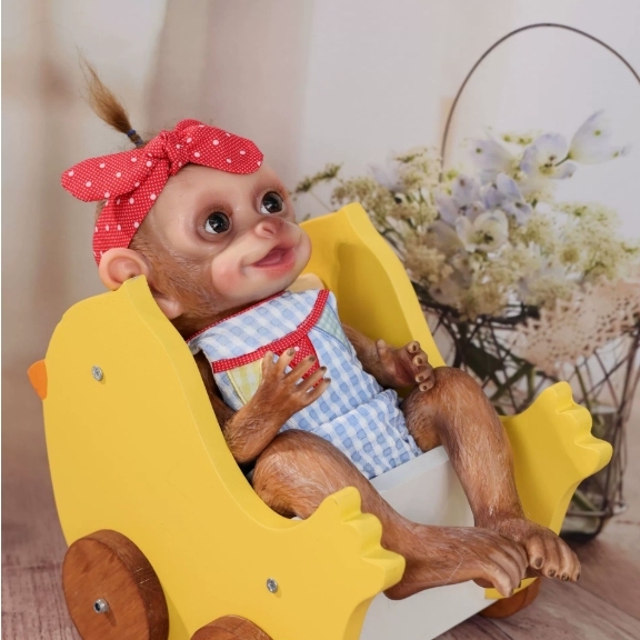 Xiao Wu Ban · Solid Silicone Lifelike-Eye Simulation Monkey