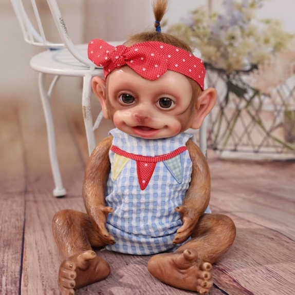 Xiao Wu Ban · Solid Silicone Lifelike-Eye Simulation Monkey