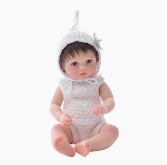 Dawn & StarDream · Open-Eye & Closed-Eye Solid Silicone Baby Doll Set