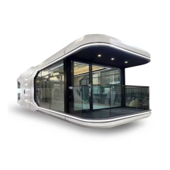 Wholesale Container House Luxury 20ft 40ft Prefab Portable Space Capsule Cabin Houses for Using Hotels and Camps