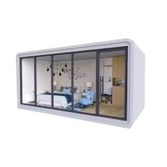 Affordable 20/30/40FT Prefab Movable Smart Mobile Modular Apple Cabin House with Bathroom