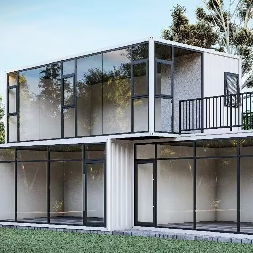 Trendy Breathable Modern Integrated Office Kitchen Prefabricated Mobile Container House Coffee Shop Living Easy Assembly Steel