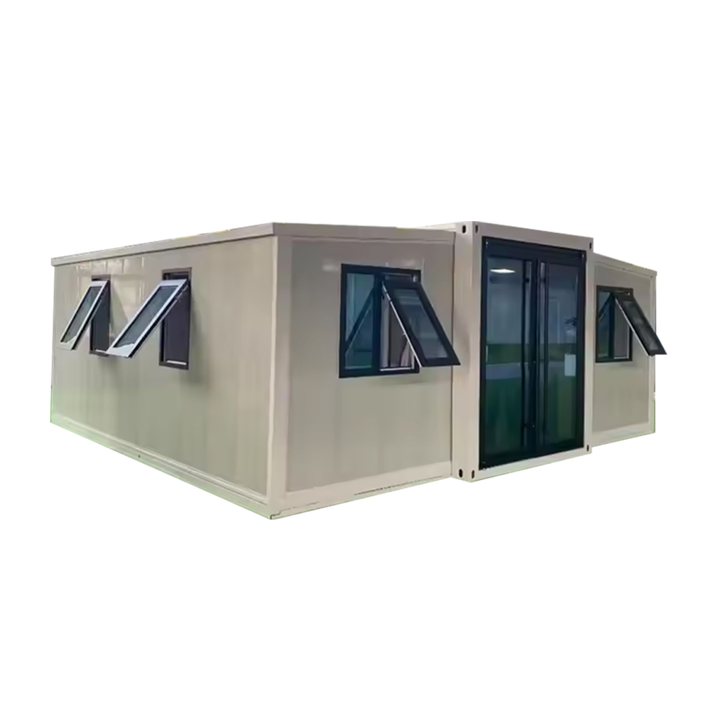 Expandable Container House 40Ft Movable And Detachable Container House Prefab Three Bedroom Villa Twin Wing Expandable Room